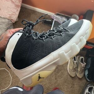 Jordan Black and White Sneakers